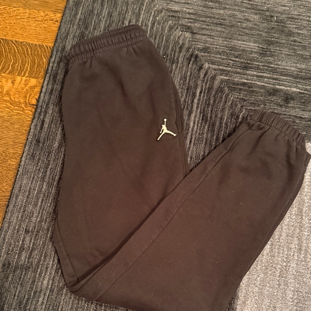 Kids Black Nike Jogger Pants